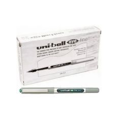 Uni-ball UB157 Eye Fine Roller Ball Pen- 0.7mm - Green (Pack of 12)