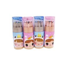 Deli 6498 Color Pencil - 12 Colors/Tube x (Box of 40)