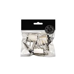 BNT 781015 Edge Binder Clip - 32mm - Silver - 5 Clips / Pack