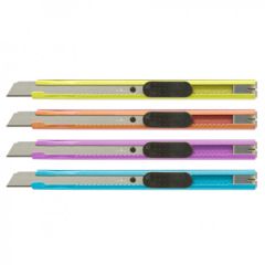 Deli 2066 Cutter - 125 x 15 x 11mm - Assorted Color (Pack of 24)