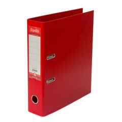Bantex 1490 Broad Box File - 8cm Spine - A4 - Red (Pack of 50)