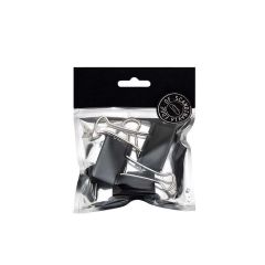 BNT 781110 Edge Binder Clip - 41mm - Black - 3 Clips / Pack