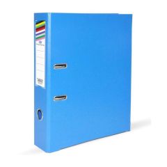 FIS FSBF8A4PBL PP Lever Arch File - 8cm Spine - A4 - Blue (Box of 50)