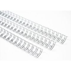 TPPS Binding wire 2:1, 7.9mm (5/16"), 23 Loops, Silver (Pack of 100)