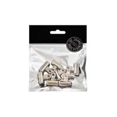 BNT 781215 Edge Bulldog Binder Clip - 25mm - Silver - 8 Clips / Pack