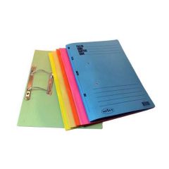 Mesco MES204 Card Board Spring File - F/S - Blue - 1 Piece