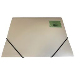 Foldermate Polymaster Action Case with Elastic Fastener - A4 - White (Pack of 10)