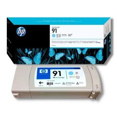 HP C9470A 91 Light Cyan 775-ml DesignJet Pigment Ink Cartridge