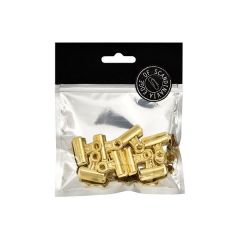 BNT 781216 Edge Bulldog Binder Clip - 25mm - Gold - 8 Clips / Pack