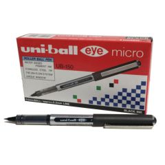 Uni-ball UB150 Eye Micro Roller Ball Pen - 0.5mm - Black (Pack of 12)