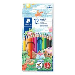 Staedtler 144 Noris Club Small Colour Pencils - Assorted Color (Pack of 12)