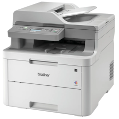 Brother DCP-L3551CDW Color Multi-Function Printer,  White
