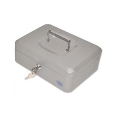  FIS [FSCPTS0025GY] Cash Box with Key 10 "- Grey Color