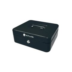 Atlas Cash Box, 10 Inches, Black (AS-CB-2502- BK)