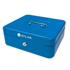 Atlas (AS-CB-2502-BE) Cash Box ,10", Blue