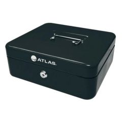 Atlas Cash Box, 12 Inches, Black (AS-CB-3002-BK)