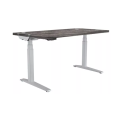 Fellowes Levado Height Adjustable Desk (Base + Top), 1800 x 800 x 25 (mm), Newport Oak