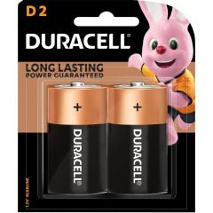 Duracell D2 1.5V Alkaline Batteries - Pack of 2