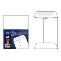 FIS FSWE1002G50 White Envelope - 100gsm - 4" x 3" (Pack of 50)