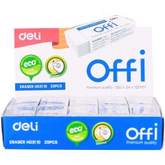 Deli H03110 Eraser (Pack of 20) 