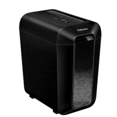 Fellowes Powershred LX 65 Cross Cut Shredder, 4 X 40mm, Black