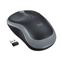 Logitech M185 Wireless Mouse, Grey