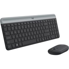 Logitech MK470 Slim Wireless Keyboard & Mouse Combo - Black