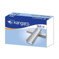 Kangaro Staples - 26/6-1M - 1000 Pins/Pack