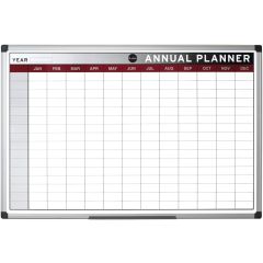 Bi- Office GA0337170 Magnetic Year Planner, 60x90 cm