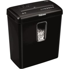 Fellowes Powershred P-30C Cross-Cut Paper Shredder, 6 Sheet Capacity - Black