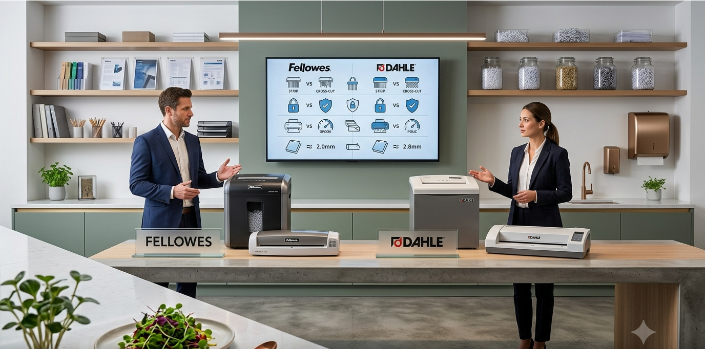 Fellowes vs Dahle: Comparing Top Shredder and Laminator Brands