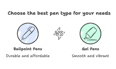 Ballpoint vs. Gel Pens: Which is Right for You?